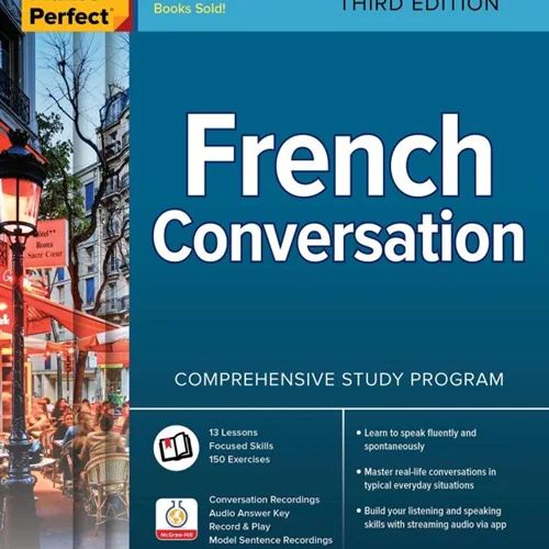 کتاب آموزش مکالمه فرانسه 2021 جدید Practice Makes Perfect French Conversation Third Edition