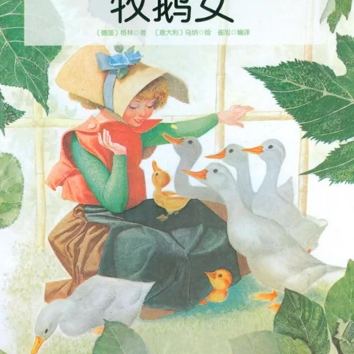 کتاب داستان چینی تصویری 看鹅的姑娘 دختر غاز به همراه پین یین