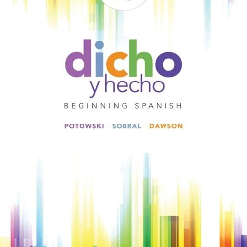 کتاب اسپانیایی Dicho y Hecho Beginning Spanish