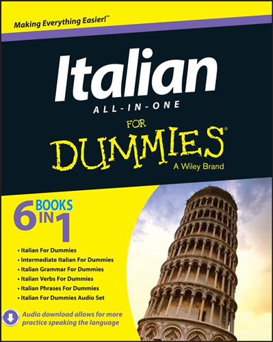 کتاب آموزش ایتالیایی Italian All in One For Dummies