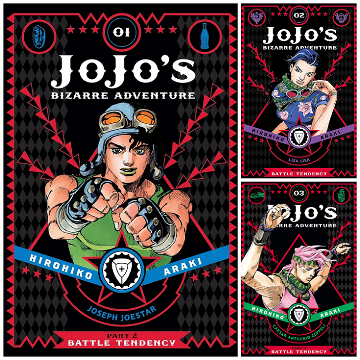 مانگا جوجو پارت دو JoJo's Bizarre Adventure Part 2 Battle Tendency زبان انگلیسی