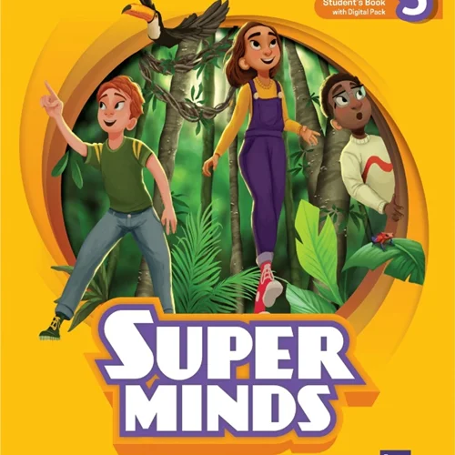 کتاب انگلیسی کودکان Super Minds 5 (2nd) SB+WB+DVD کتاب سوپر مایندز ویرایش دوم