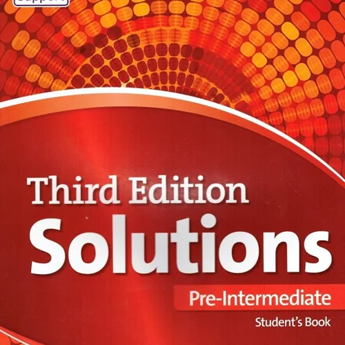 کتاب سو لوشن پری اینترمدیت ویرایش سوم Solutions 3rd Pre Intermediate SB+WB+DVD