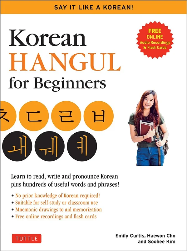 کتاب هنگول کره ای Korean Hangul for Beginners Say it Like a Korean Learn to read, write and pronounce Korean