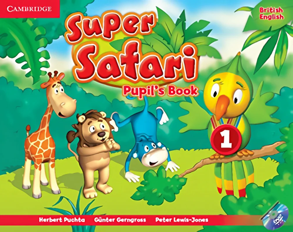 خرید کتاب آموزش انگلیسی کودکان super safari 1 British کتاب سوپر سافاری یک