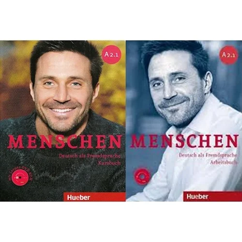 کتاب آلمانی منشن آ دو یک Menschen A2.1 kursbuch und Arbeitsbuch mit CD
