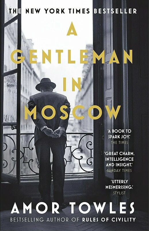 کتاب A Gentleman in Moscow رمان انگلیسی نجیبزاده ای در مسکو اثر آمور تولز Amor Towles