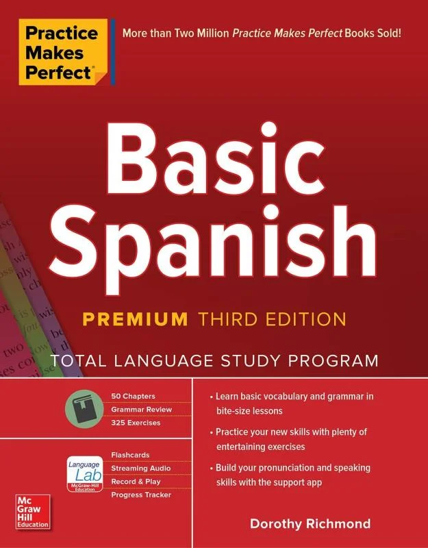کتاب اسپانیایی Practice Makes Perfect Basic Spanish