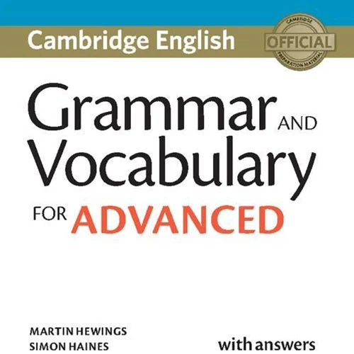 کتاب انگلیسی گرامر اند وکبیولری Grammar and Vocabulary for Advanced