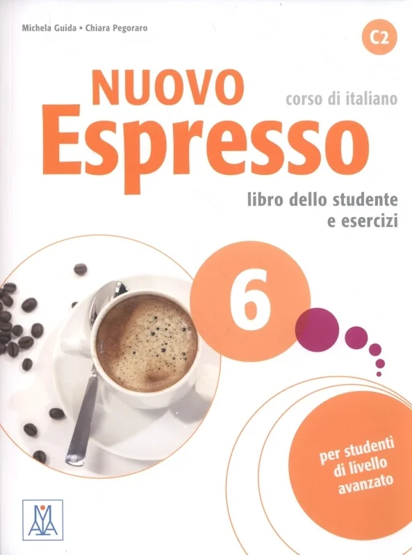 کتاب ایتالیایی نوو اسپرسو شش Nuovo Espresso 6 Libro Studente C2 +DVD