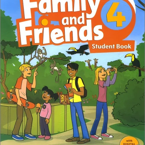 کتاب امریکن فمیلی اند فرندز چهار American Family and Friends 2nd 4 SB+WB+CD+DVD