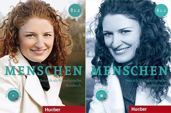 کتاب آلمانی منشن بی یک دو Menschen B1.2 kursbuch und Arbeitsbuch mit CD