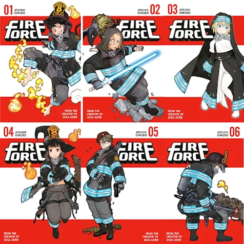 خرید مانگا Fire Force مانگا فایر فورس (34 جلدی)