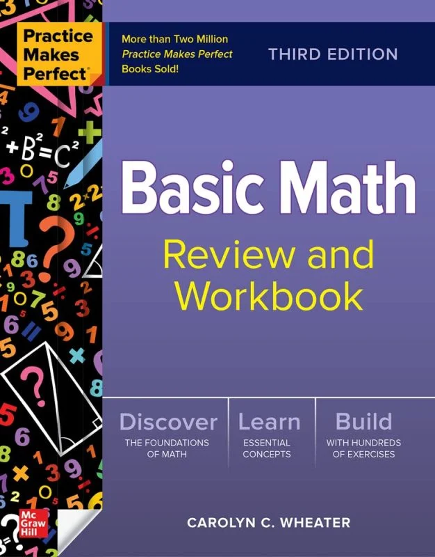 خرید کتاب ریاضی Practice Makes Perfect Basic Math Review and Workbook Third Edition