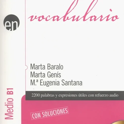 کتاب لغات سطح متوسط اسپانیایی Vocabulario Nivel Medio B1