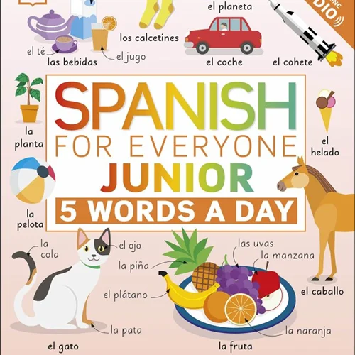 کتاب اسپانیایی Spanish for Everyone Junior 5 Words a Day
