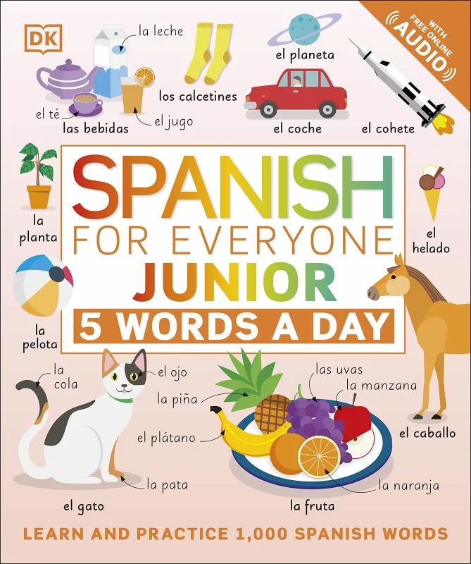 کتاب اسپانیایی Spanish for Everyone Junior 5 Words a Day