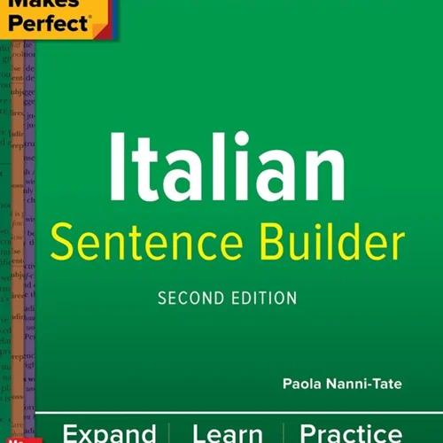 کتاب ایتالیایی Italian Sentence Builder