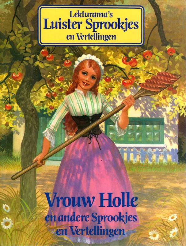 کتاب داستان هلندی تصویری بانوی زمستان Vrouw Holle