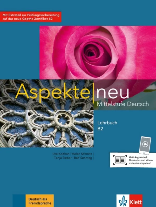 کتاب آلمانی اسپکته جدید Aspekte neu B2 kursbuch und arbeitsbuch