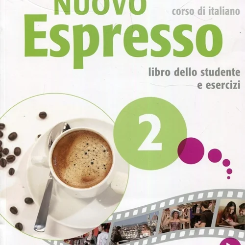 کتاب ایتالیایی نوو اسپرسو دو Nuovo Espresso 2 Libro Studente A2 +DVD