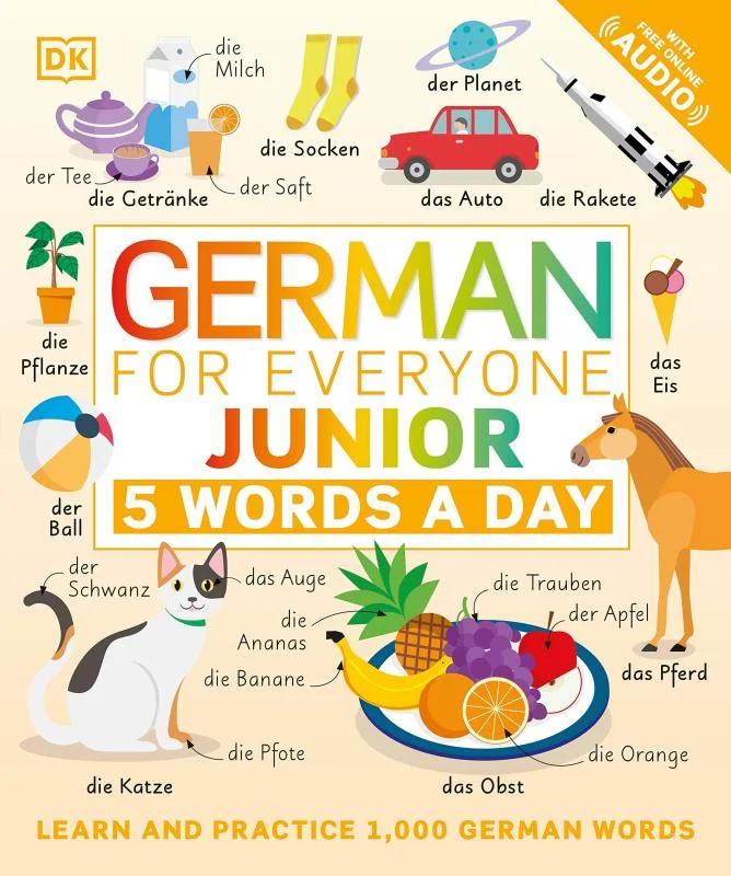 کتاب آلمانی German for Everyone Junior 5 Words a Day