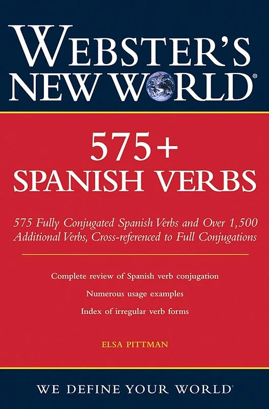 کتاب افعال اسپانیایی Webster's New World 575+ Spanish Verbs