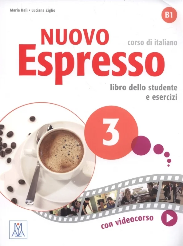 کتاب ایتالیایی نوو اسپرسو سه Nuovo Espresso 3 Libro Studente B1 +DVD
