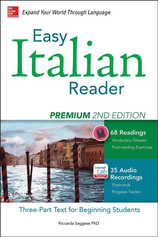 کتاب ریدینگ ایتالیایی Easy Italian Reader Premium 2nd Edition