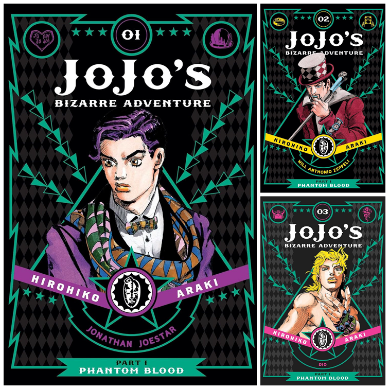 مانگا جوجو پارت یک JoJo's Bizarre Adventure Part 1 Phantom Blood زبان انگلیسی