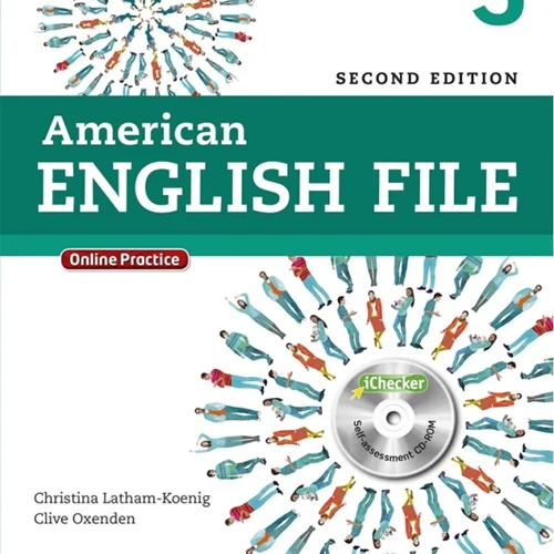 کتاب امریکن انگلیش فایل پنج American English File 2nd 5 SB+WB+2CD+DVD