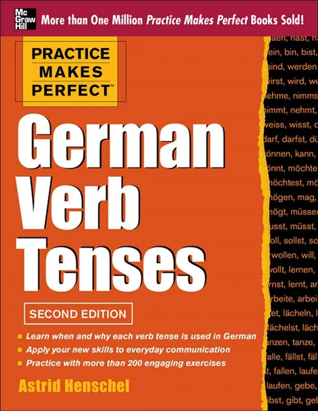 کتاب افعال آلمانی Practice Makes Perfect German Verb Tenses