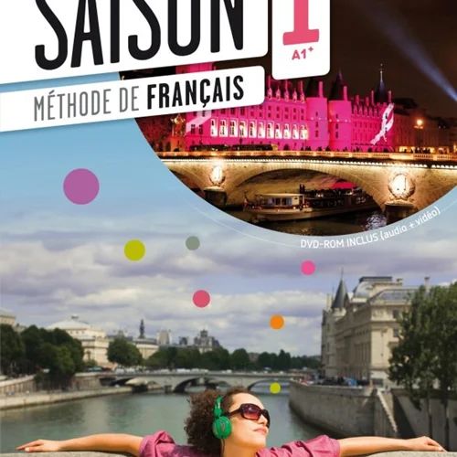 خرید کتاب فرانسه سزون Saison 1 + Cahier + CD audio + DVD