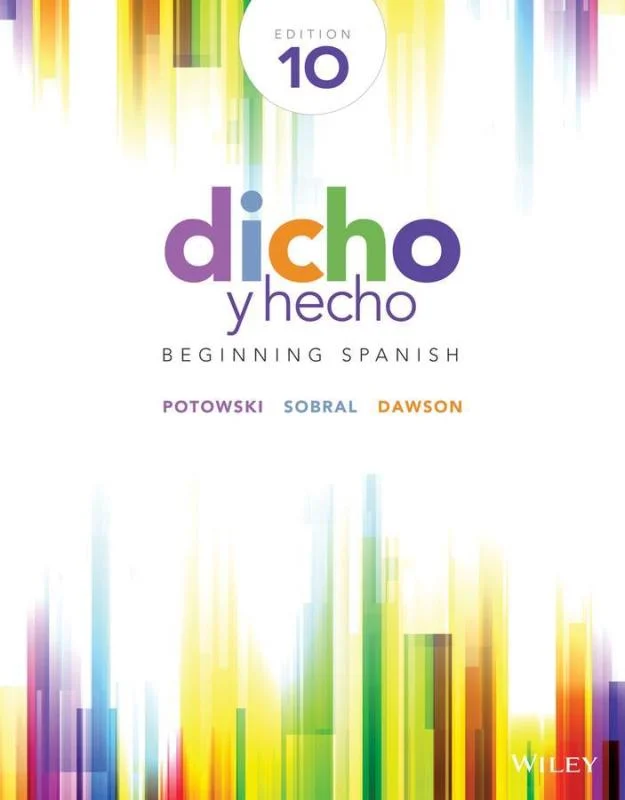 کتاب اسپانیایی Dicho y Hecho Beginning Spanish