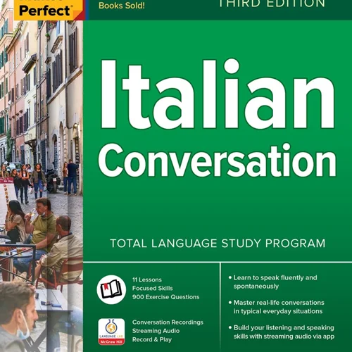 کتاب مکالمه ایتالیایی Practice Makes Perfect Italian Conversation Third Edition