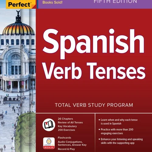 کتاب افعال اسپانیایی Practice Makes Perfect Spanish Verb Tenses Fifth Edition