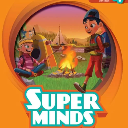 کتاب انگلیسی کودکان Super Minds 4 (2nd) SB+WB+DVD کتاب سوپر مایندز ویرایش دوم