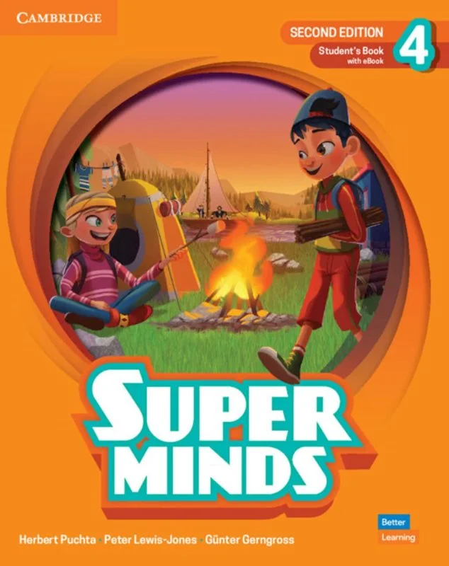 کتاب انگلیسی کودکان Super Minds 4 (2nd) SB+WB+DVD کتاب سوپر مایندز ویرایش دوم