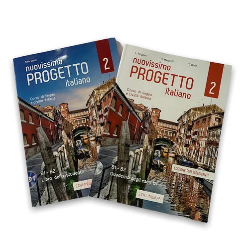 کتاب ایتالیایی Nuovissimo Progetto italiano 2 (B1-B2)