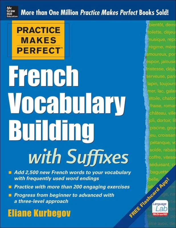 کتاب لغات فرانسه Practice Makes Perfect French Vocabulary Building with Suffixes and Prefixes