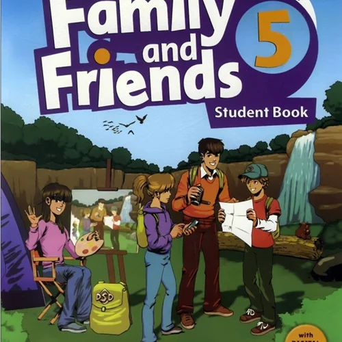 کتاب امریکن فمیلی اند فرندز پنج American Family and Friends 2nd 5 SB+WB+CD+DVD