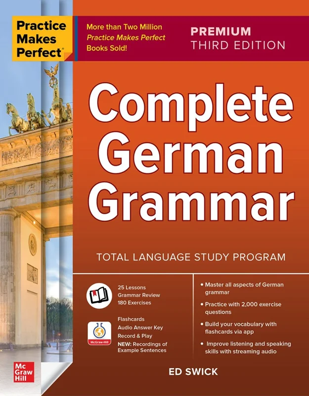 کتاب آلمانی Practice Makes Perfect Complete German Grammar Third Edition