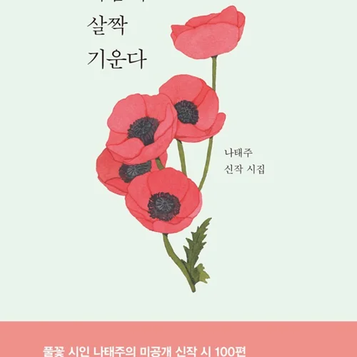 کتاب اشعار کره ای 마음이 살짝 기운다 قلب من کمی خاموش است