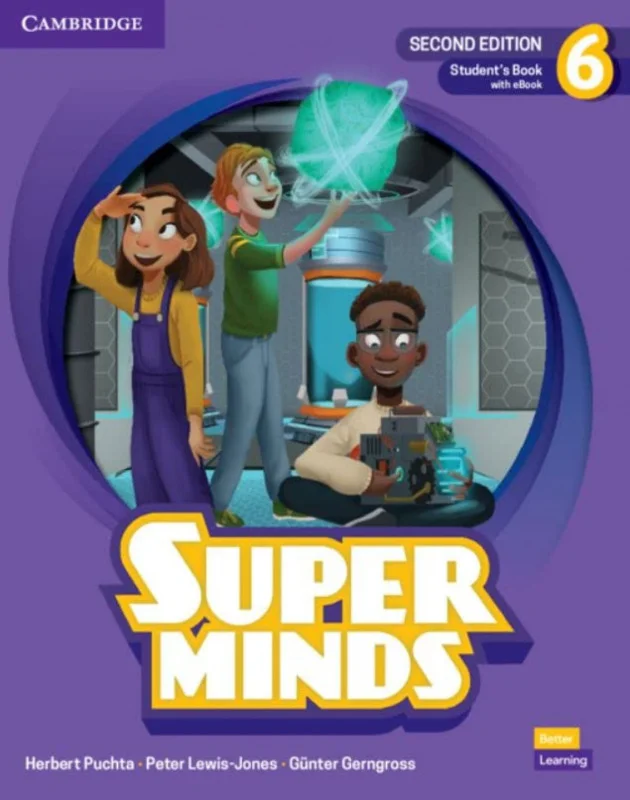 کتاب انگلیسی کودکان Super Minds 6 (2nd) SB+WB+DVD کتاب سوپر مایندز ویرایش دوم