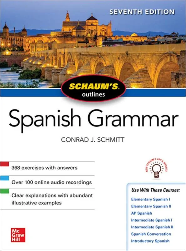 کتاب گرامر اسپانیایی Schaum's Outline of Spanish Grammar