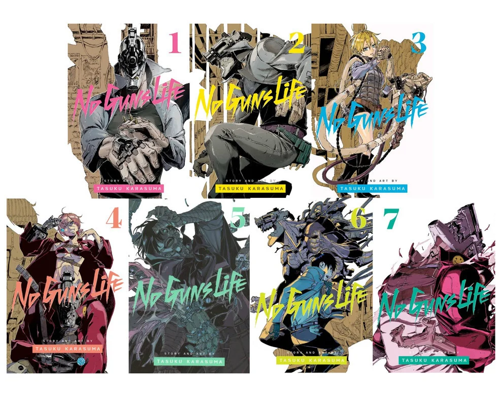 خرید مانگا No Guns Life مانگا زندگی بدون اسلحه زبان انگلیسی 13 جلدی
