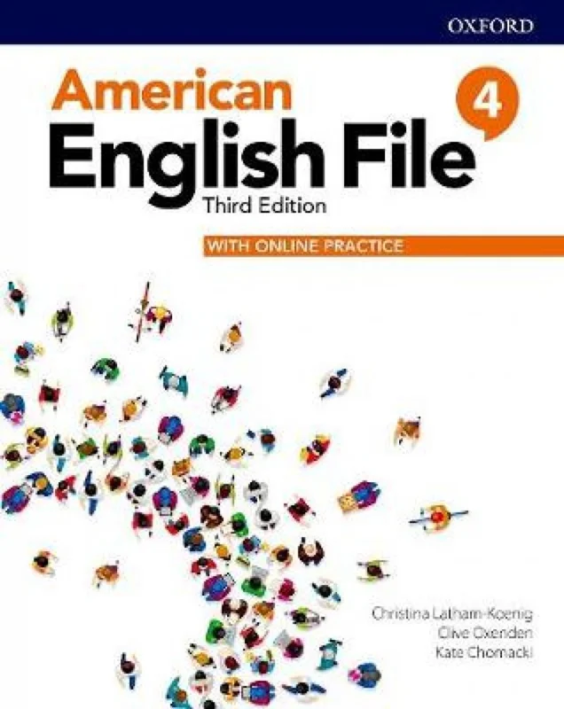 کتاب امریکن انگلیش فایل چهار ویرایش سوم American English File 3rd 4 SB+WB+DVD