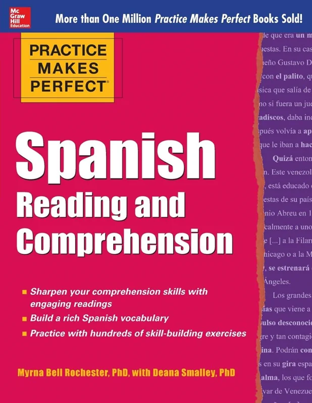 خرید کتاب ریدینگ و درک مطلب اسپانیایی Practice Makes Perfect Spanish Reading and Comprehension