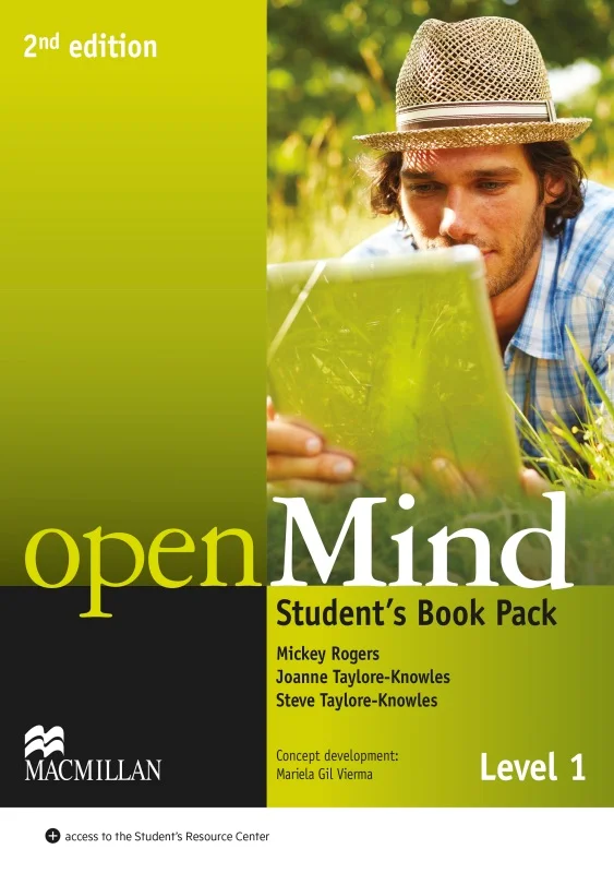 کتاب انگلیسی اپن مایند یک Open Mind 1 2nd SB+WB+2CD+DVD