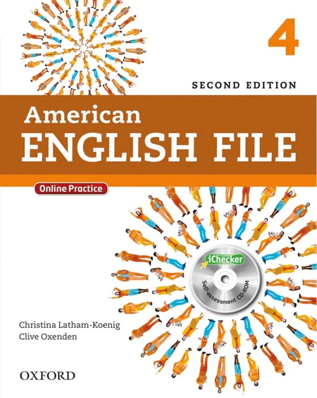 کتاب امریکن انگلیش فایل چهار American English File 2nd 4 SB+WB+2CD+DVD